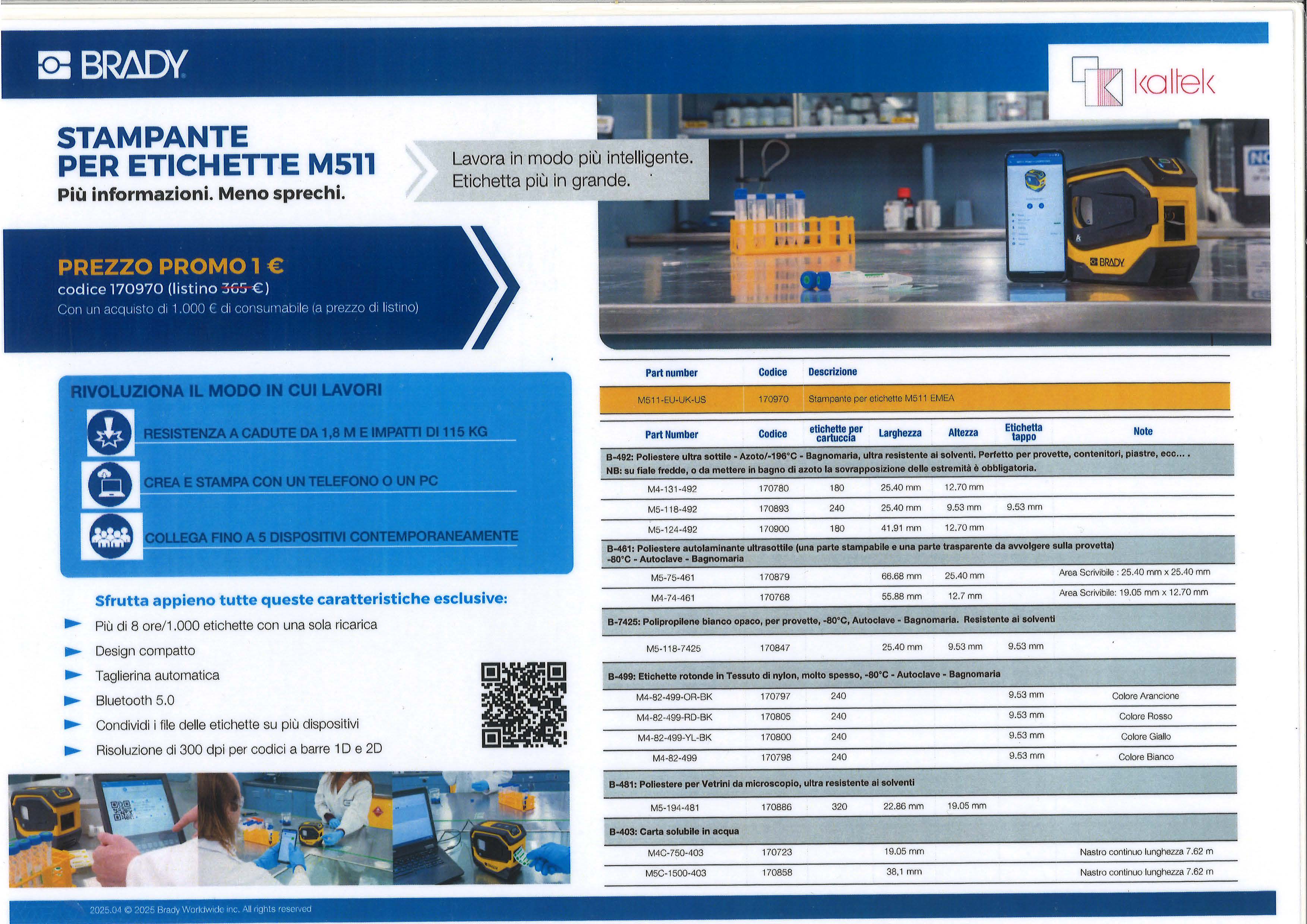 Promozione stampante M511