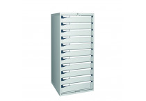 Library for storage of boxes and slides