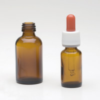 Glass dropper bottles with screw cap