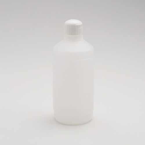 Neutral polyethylene bottles with spray screw cap
