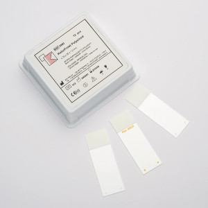 Vetrini portaoggetto a carica positiva 25mm x 75mm 
