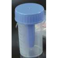 CONTENITORI FECI TAPPO A VITE CON PALETTA 60 ml