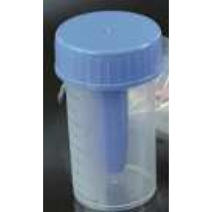 CONTENITORI FECI TAPPO A VITE CON PALETTA 60 ml