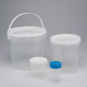 Contenitore monouso con tappo trasparente