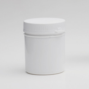 Contenitori bianchi per creme in PE