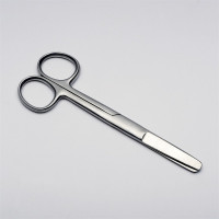 Anatomic scissors with round tips
