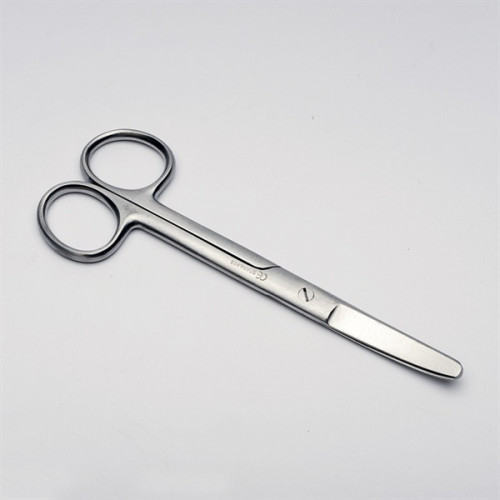 Forbice anatomica con punte tonde curve 