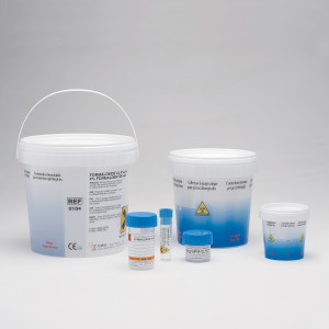 Contenitori trasporto campioni biologici con formaldeide 