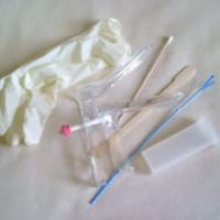 Complete disposable sterile pap smear kit