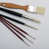 Ox hair brushes for histology