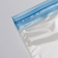 Re-sealable bags for transporting biological material